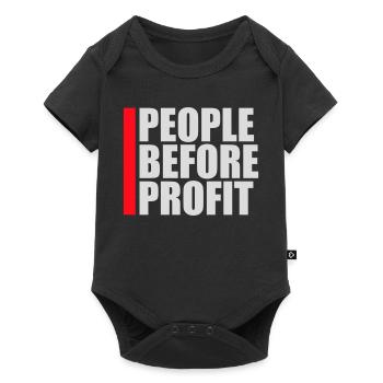 Logo de l’activisme People Before Profit Justice - Body à manches courtes Premium Bébé - noir - Devant