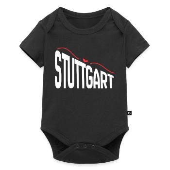 Stuttgart - Body à manches courtes Premium Bébé - noir - Devant