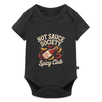 Hot Sauce Society – Spicy Club - Baby Premium short-sleeve bodysuit - black - Front