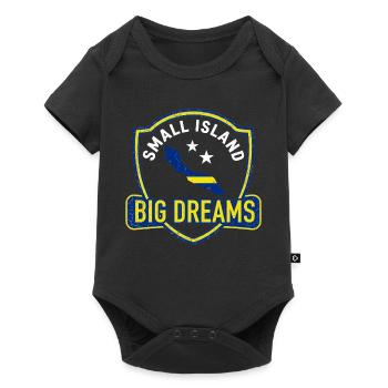 Curacao - Small Island Big Dreams - Baby Premium short-sleeve bodysuit - black - Front
