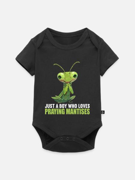 Gottesanbeterinnen Gottesanbeterin - Baby Premium Kurzarmbody - Schwarz
