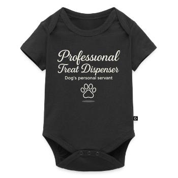 Serviteur professionnel pour chiens distributeur de friandises - Body à manches courtes Premium Bébé - noir - Devant