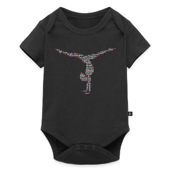 Gymnastics Gift for Gymnast - Funny - Baby Premium short-sleeve bodysuit - black - Front