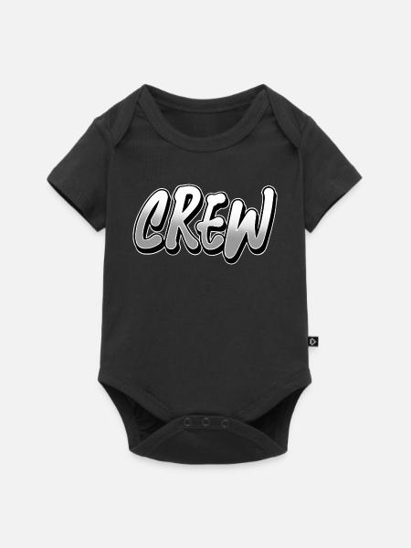 Crew - Baby Premium Kurzarmbody - Schwarz