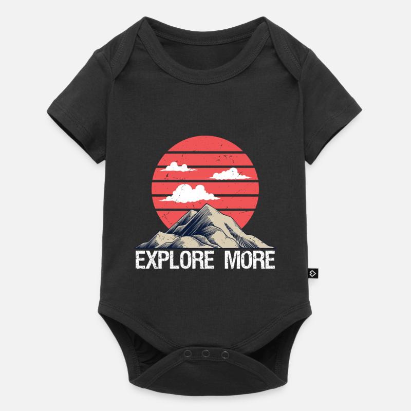 Mountain Explore more - Baby Premium short-sleeve bodysuit - black