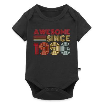 Vintage 1996 Retro 1996 Birthday Gift - Baby Premium short-sleeve bodysuit - black - Front