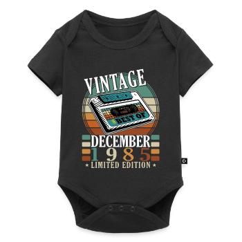 Vintage 1985 Cassette Limited Edition - Baby Premium short-sleeve bodysuit - black - Front