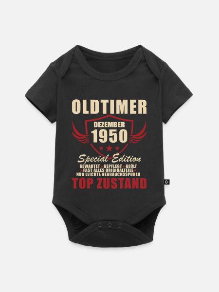 Oldtimer 1950 Special Edition - Baby Premium Kurzarmbody - Schwarz