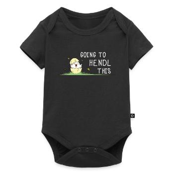 Going to Hendl This Chick Motif Chickens Saying - Baby Premium short-sleeve bodysuit - black - Front