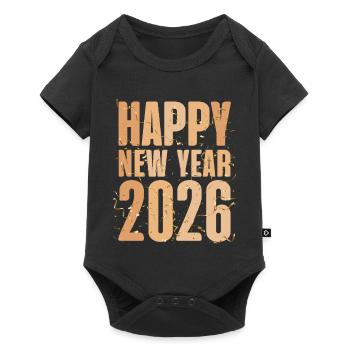 Bonne année 2026 - Body à manches courtes Premium Bébé - noir - Devant