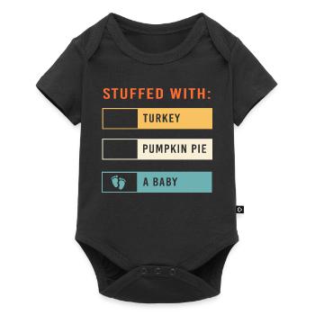 Thanksgiving Gender Reveal Future Maman - Body à manches courtes Premium Bébé - noir - Devant