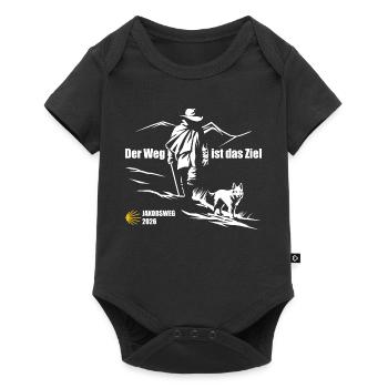 Buen Camino 2026 | The Camino de Santiago The journey is the goal - Baby Premium short-sleeve bodysuit - black - Front
