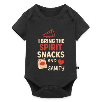 Cheer Mom Club Gift - Baby Premium short-sleeve bodysuit - black - Front