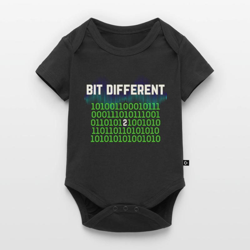 Bit Different - Nerdy Binary Error Design Baby Premium short-sleeve bodysuit