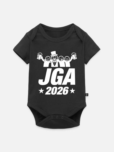 Jga 2026 Junggesellen Abschied - Baby Premium Kurzarmbody - Schwarz
