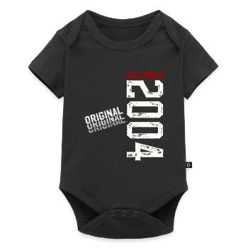 21st Birthday Original December Volume 2004 - Baby Premium short-sleeve bodysuit - black - Front