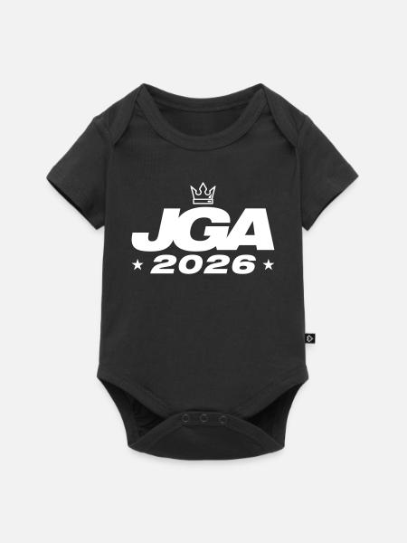 Jga 2026 Junggesellenabschied - Baby Premium Kurzarmbody - Schwarz