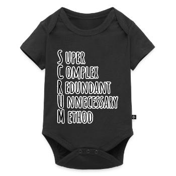 Scrum Master Daily Team Backlog Refinement! Agile! - Baby Premium short-sleeve bodysuit - black - Front