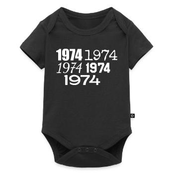 1974 - Baby Premium short-sleeve bodysuit - black - Front