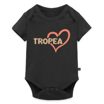 Tropea - Baby Premium short-sleeve bodysuit - black - Front