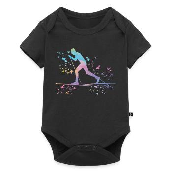 Ski de fond Ski de fond - Body à manches courtes Premium Bébé - noir - Devant