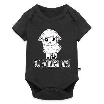 Tu peux le faire! Les petits moutons croient en toi ! - Body à manches courtes Premium Bébé - noir - Devant