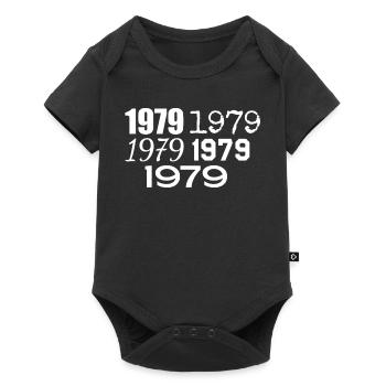 1979 - Body à manches courtes Premium Bébé - noir - Devant