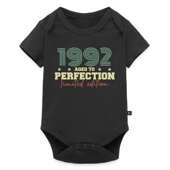 1992 - Baby Premium short-sleeve bodysuit - black - Front