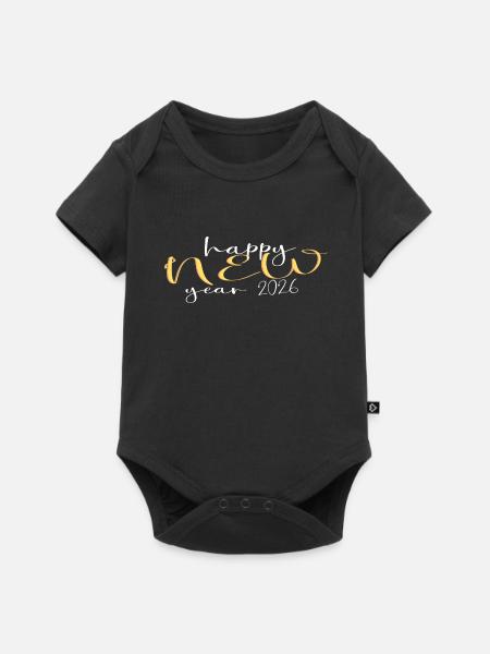Happy New Year 2026 - Baby Premium short-sleeve bodysuit - black