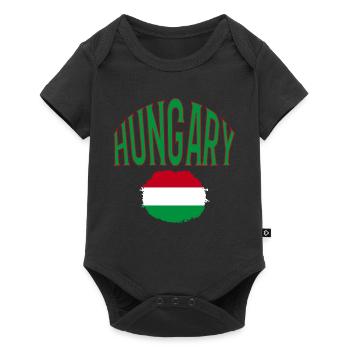 Hongrie - Body à manches courtes Premium Bébé - noir - Devant