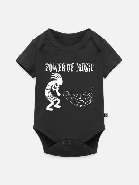 Stammesmusiker (Weiß) - Baby Premium Kurzarmbody - Schwarz