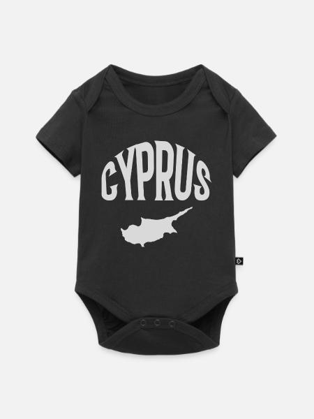 Cyprus - Baby Premium Kurzarmbody - Schwarz