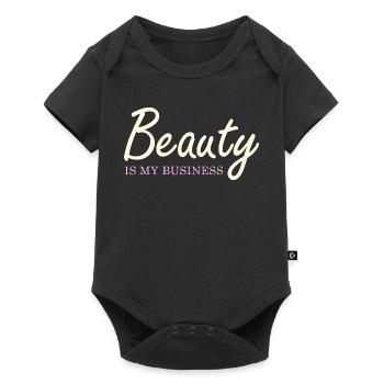La beauté est mon écriture élégante professionnelle - Body à manches courtes Premium Bébé - noir - Devant