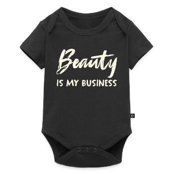 Beauty Is My Business - Baby Premium short-sleeve bodysuit - black - Front