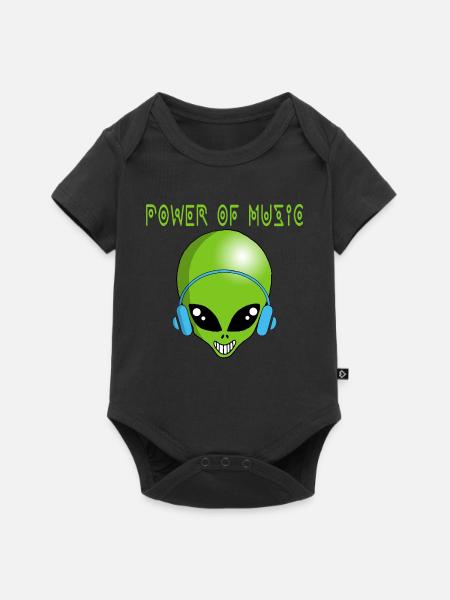 Interstellare Musik - Baby Premium Kurzarmbody - Schwarz