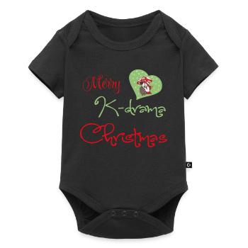 K-Drama Christmas Romance de Noël - Body à manches courtes Premium Bébé - noir - Devant