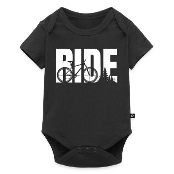 Ride Nature - Baby Premium short-sleeve bodysuit - black - Front
