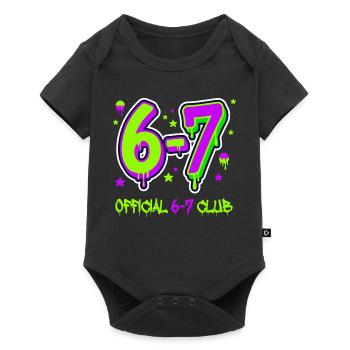 Official 6-7 Club - Baby Premium short-sleeve bodysuit - black - Front