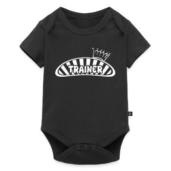 Trainer - Baby Premium Kurzarmbody - Schwarz - Vorne
