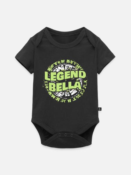 Bella als Frau - Baby Premium Kurzarmbody - Schwarz