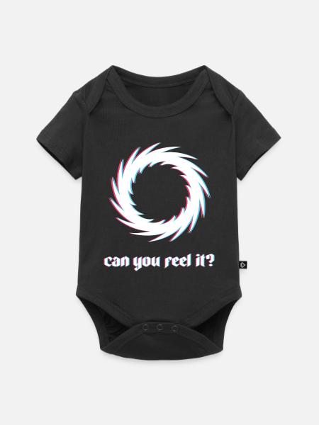 Can You Feel It Spirale - Baby Premium Kurzarmbody - Schwarz