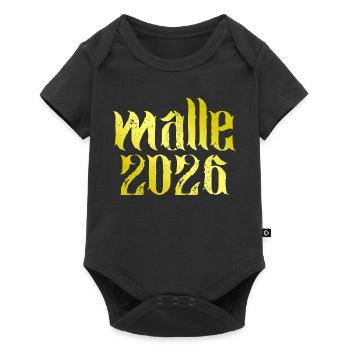 Malle 2026 - Baby Premium short-sleeve bodysuit - black - Front