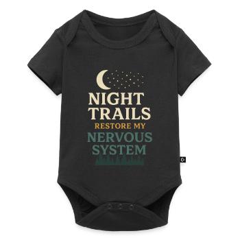 Neurodivergent introvert - Baby Premium short-sleeve bodysuit - black - Front