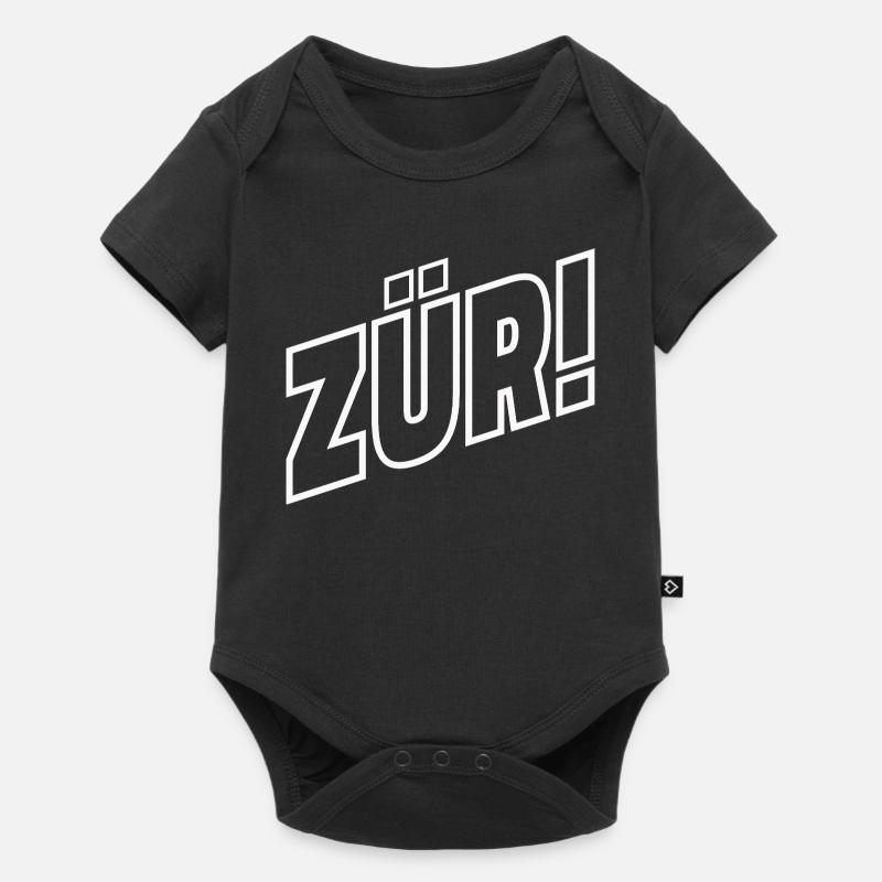 Zurich - Body à manches courtes Premium Bébé - noir