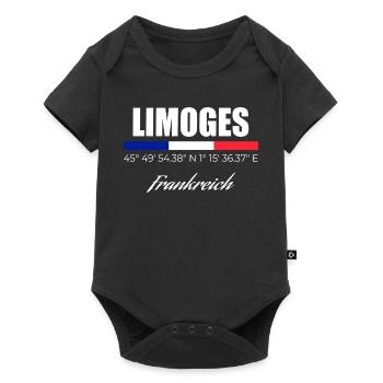 Limoges - Baby Premium short-sleeve bodysuit - black - Front