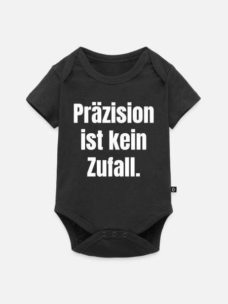 Präzision ist kein Zufall - Baby Premium Kurzarmbody - Schwarz