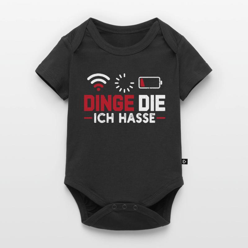 Nerd Computer THINGS I HATE FUNNY Baby Premium short-sleeve bodysuit