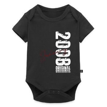 18th Birthday Original January 2008 - Baby Premium short-sleeve bodysuit - black - Front