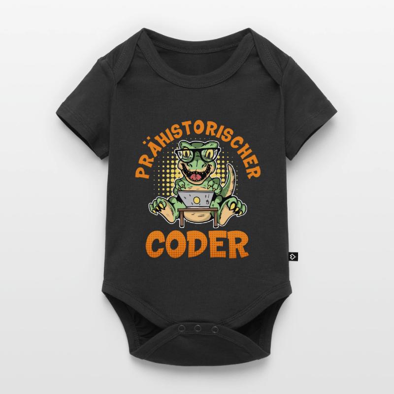 Coding PREHISTORIC CODER Fun Baby Premium short-sleeve bodysuit