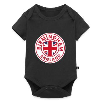 Birmingham England emblem badge - Baby Premium short-sleeve bodysuit - black - Front